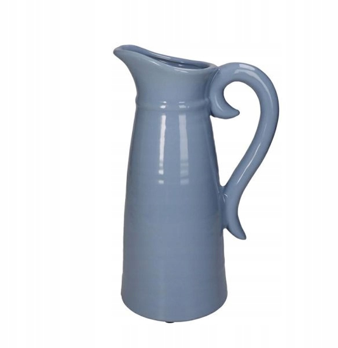 Merkloos Keramieken Kan Jasblauw 19x14x31,3 cm