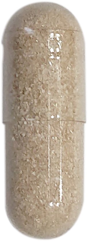 Lactoferrine capsule, 150 mg, beige van kleur.