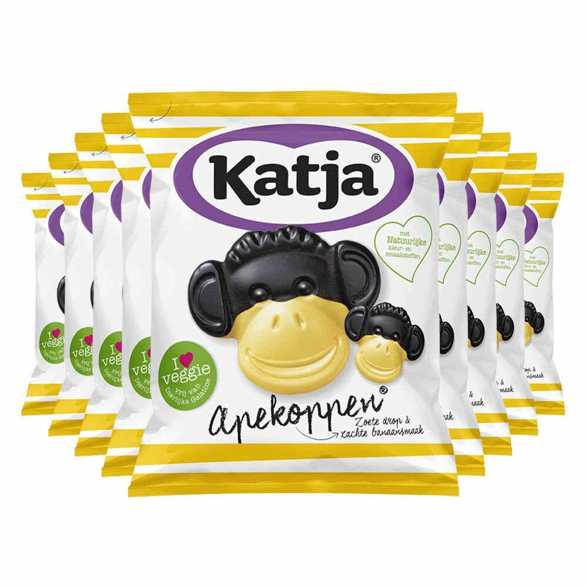 Katja Apekoppen - 9 x 65 gram - Voordeelverpakking