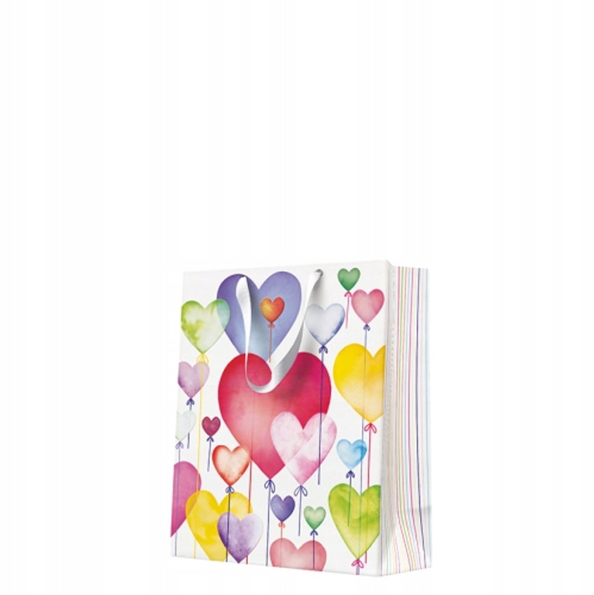 Papieren Cadeautas 'Lovely Balloons' 20x10x25cm - 1 Stuk