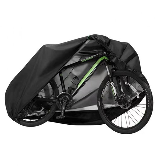 Fietshoes - fietshoes voor 1 fiets waterdicht - Mountainbikehoes - Regendicht - Stofdicht - Zonwerend - Stofdicht - Waterdicht - Zonnescherm - Afdekstof - Zwart - M van Premis — afbeelding 2