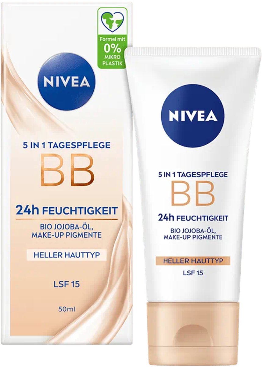 NIVEA 4005900935380, BB cream, 50 ml, Licht, Vrouwen, Universele huid, Licht