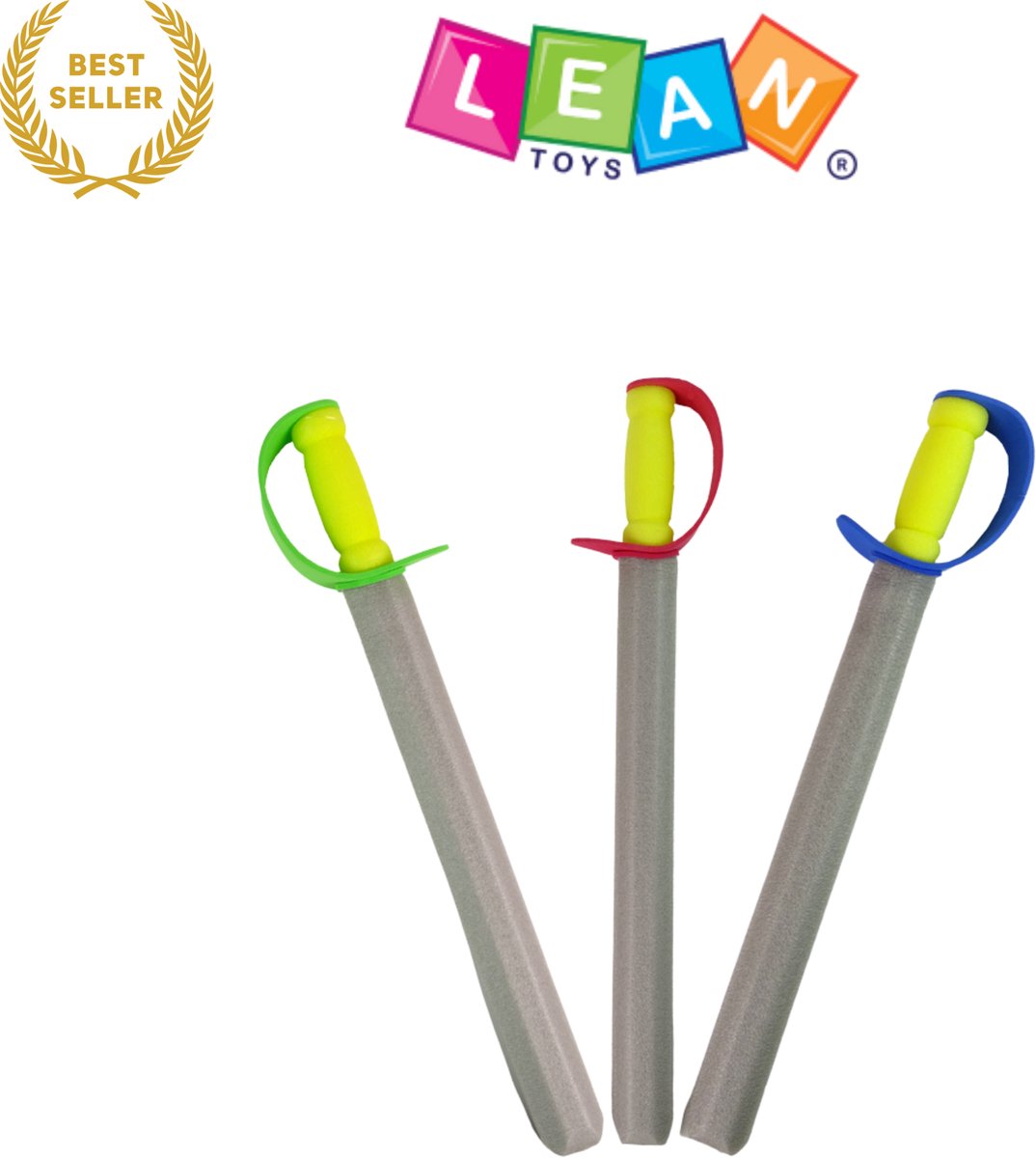 EVA Foam Sword for Kids – Zwaard van Zachte Schuimstof voor Ridder Verkleedkleding – Veilig Speelgoed voor Binnen & Buiten – Beschikbaar in 3 Kleuren (Blauw, Rood, Groen) – Licht & Duurzaam – Ideaal voor Rollenspel en Riddergevechten – Met Ebook