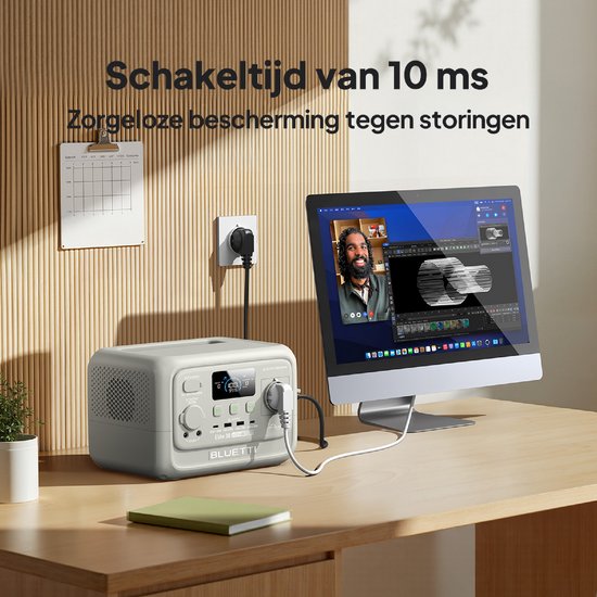 BLUETTI Elite 30 Wit met Sora 60 - 288Wh 600W Powerstation met 60W Zonnepaneel - Zonne-Generator Kit - voor Reizen en Kamperen Stroomuitval — afbeelding 2