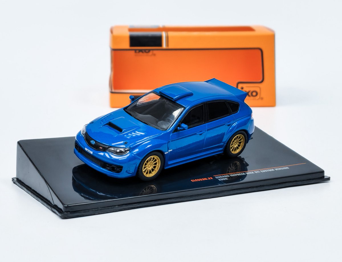Subaru Impreza WRC Sti 2009 Blauw Model 1/43 Ixo Models