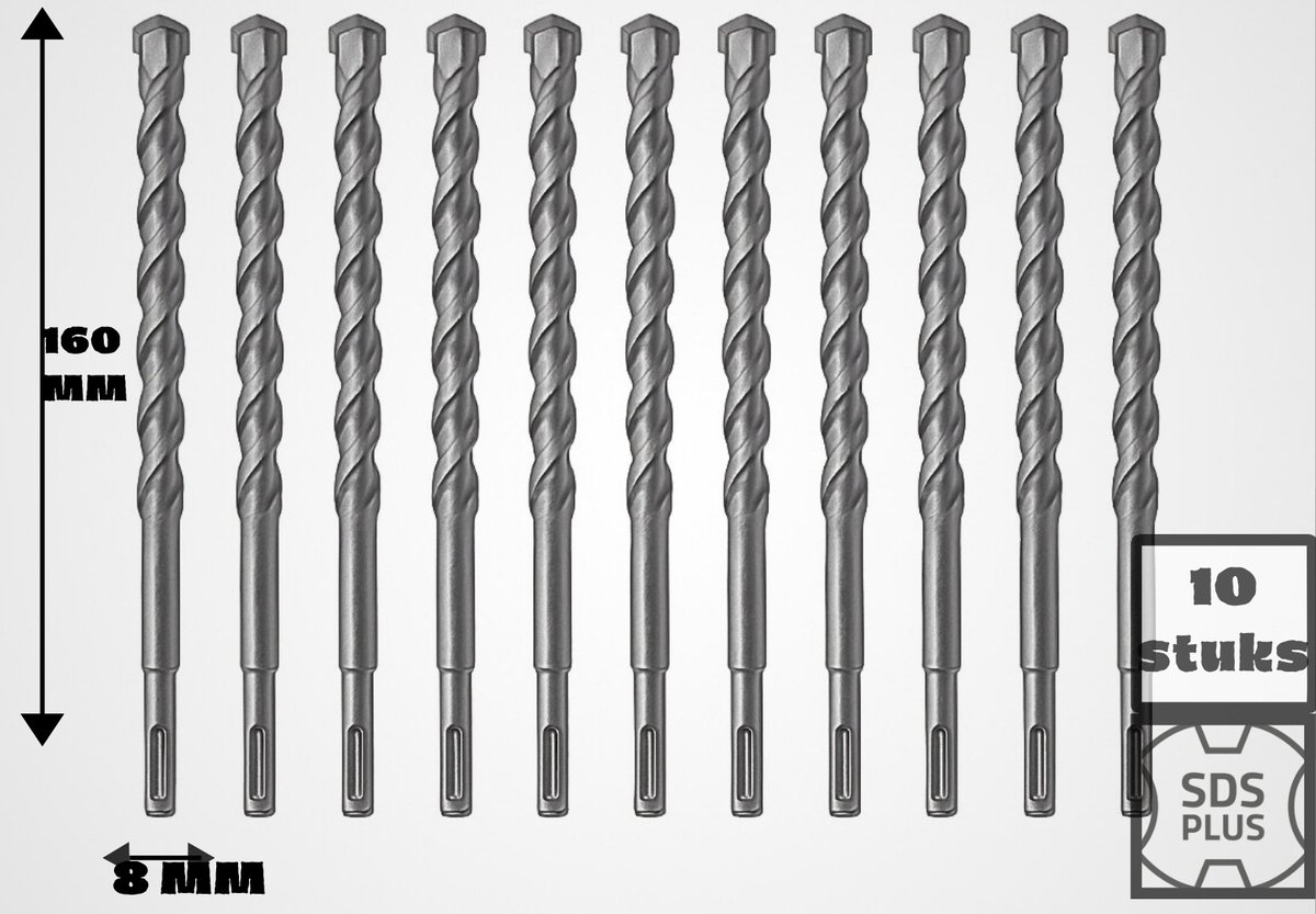 Spero SDS-PLUS Boor Betonstaal | 28 x 300mm | 8 TCT - RC28300