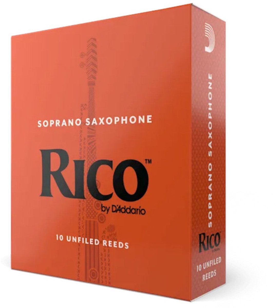 D'Addario Woodwinds RIA1020 Rico Sopraansaxofoonriet, 2.0, 10-pack, Unfiled