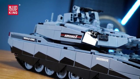 Mould King 20036 Abrams-X RC Tank bouwset | Classic ww2 army