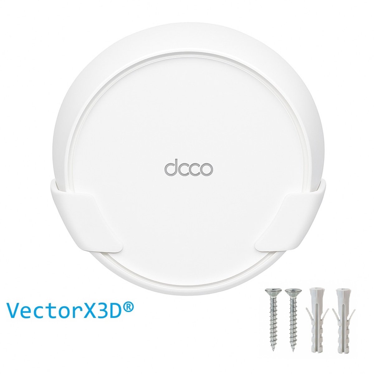 TP-Link Deco BE25 (BE5000) BE 25 VectorX3D® Muur en Plafond Houder Wandhouder | Stevig En Hoge Kwaliteit | Muurbeugel | Wall Mount Beugel - Inclusief Bevestigingsmateriaal - Nederlands Ontwerp - Wit
