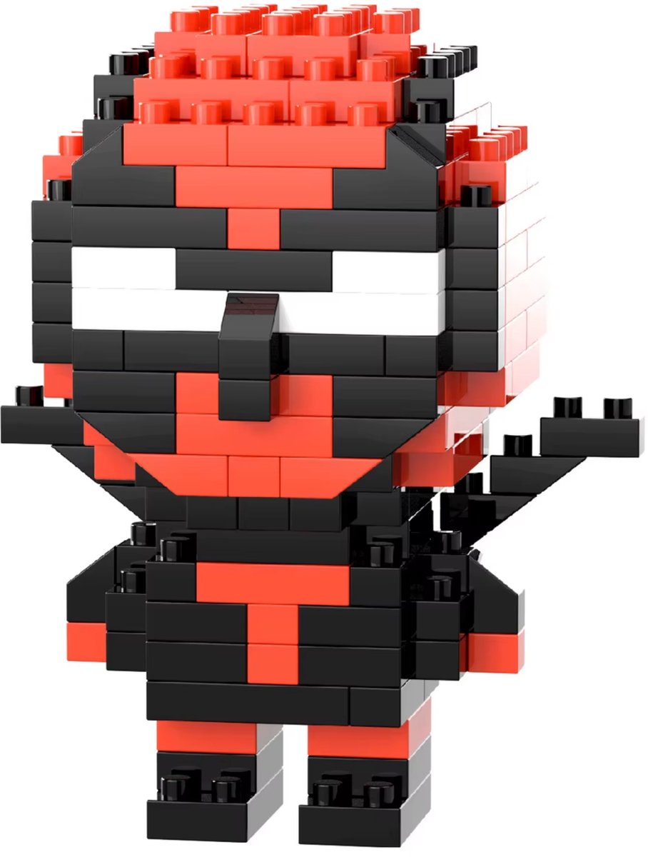 Deadpool - Nano Blocks - Bouwset – 179 Stukjes DIY Mini Bouwstenen - Blokken - Speelgoed - BRICKY