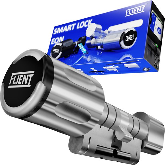 Flient Smart Lock Eon - Slim Cilinderslot met app en pasjes - Bol
