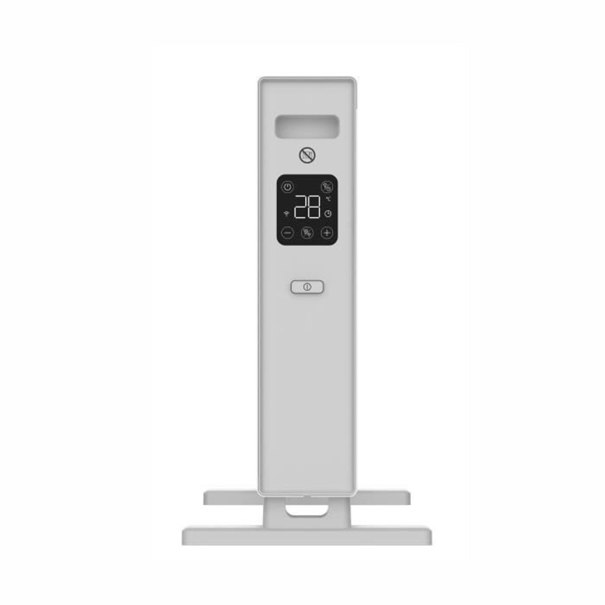 Mobiele elektrische convectorkachel - OCEANIC - 2000 W - 2 vermogensstanden - Matwit