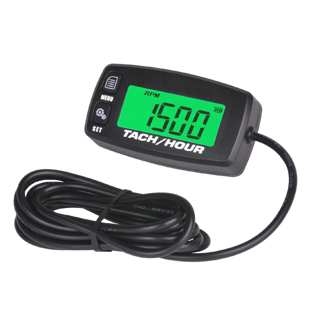 Digitale Toerentalmeter met Onderhoudsfunctie voor Motoren en Pneumatische Apparaten