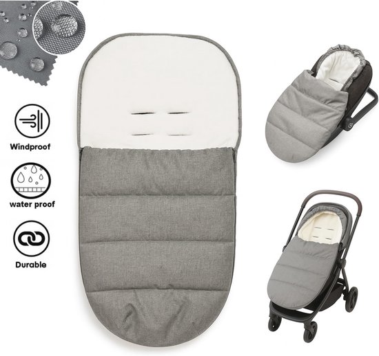 Winter voetenzak en slaapzak voor baby - waterdichte inslagdeken voor kinderwagen en wieg van Merkloos — afbeelding 2