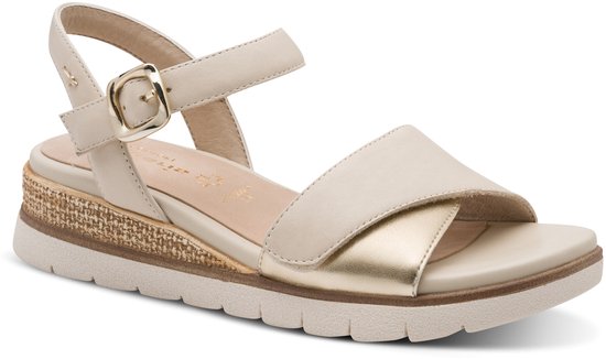 Tamaris Comfort Essentials Dames Sandalen - IVOOR/GOUD