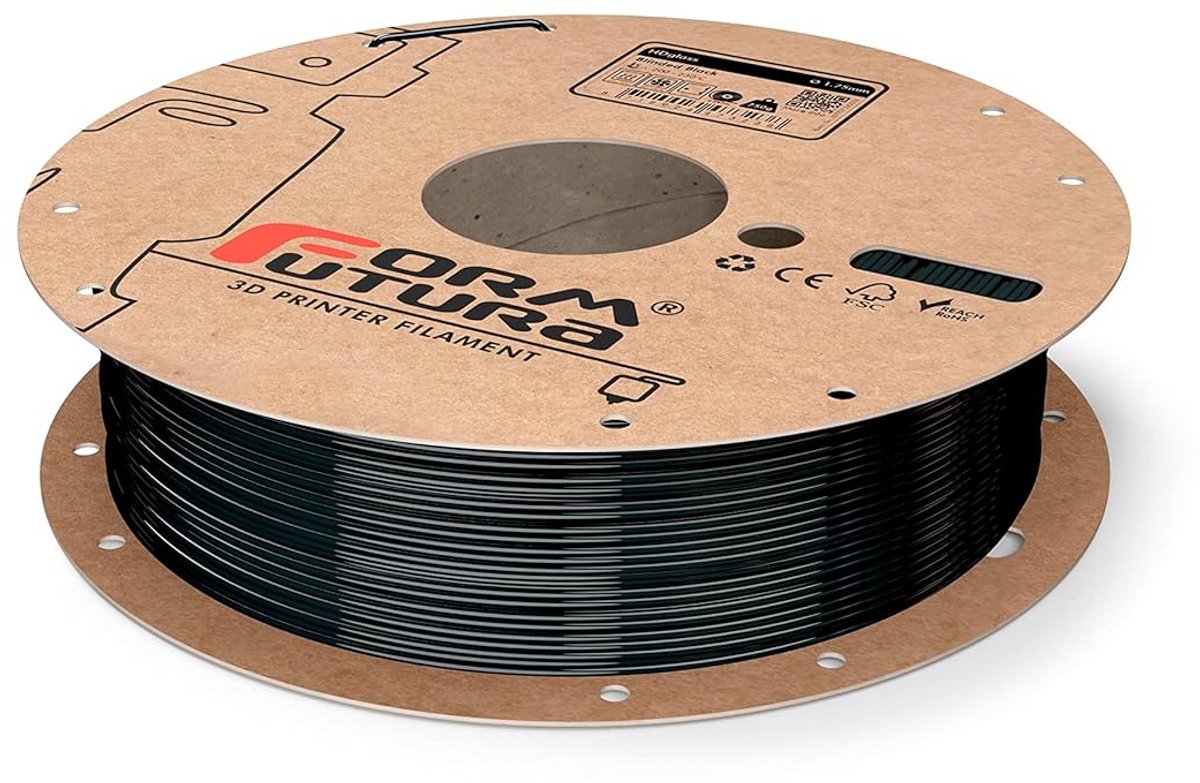3D Printer Filament PETG, Ultra Transparant en Glanzend, 1.75mm, Zwart