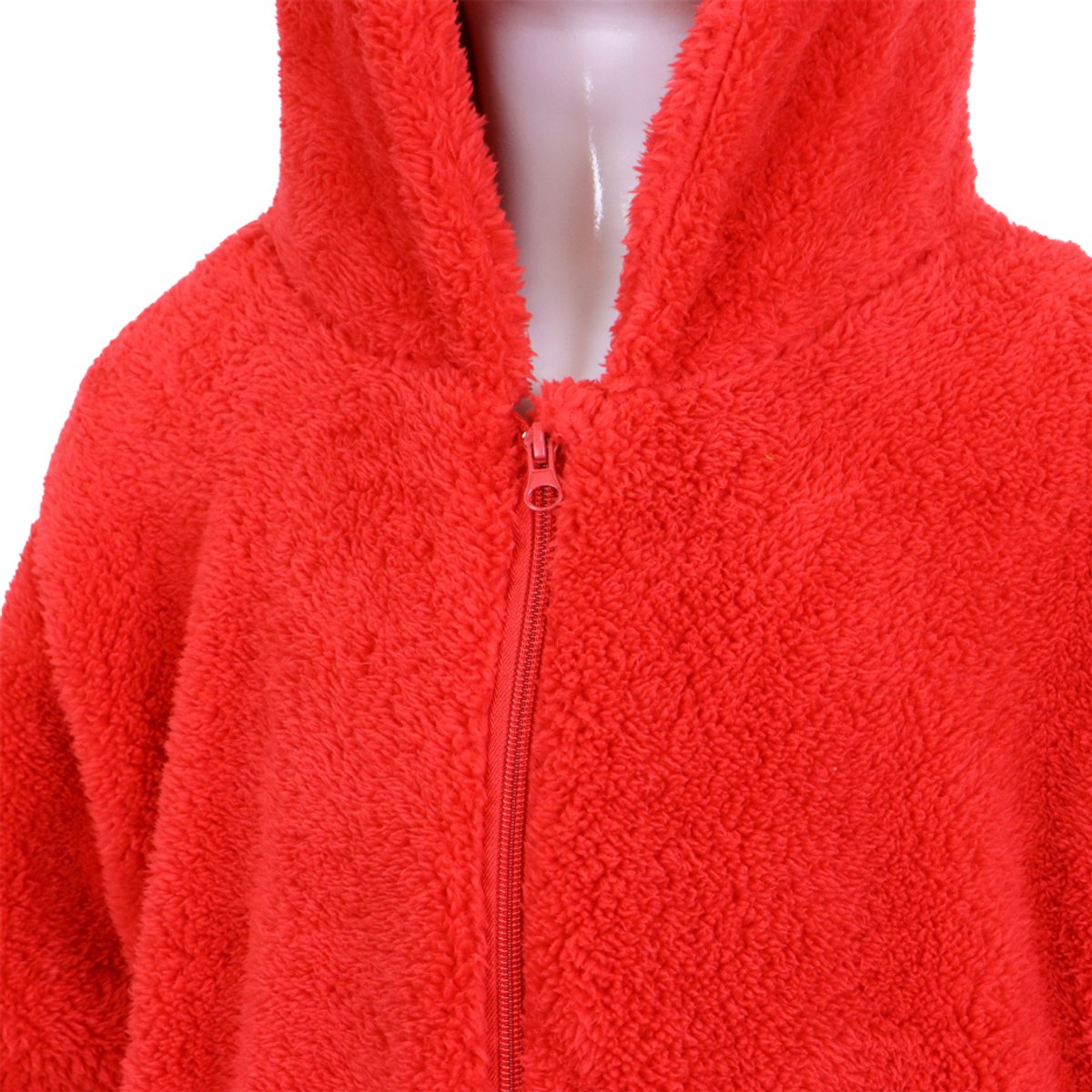 JOYAKIDS® Tele Onesie Kinderen | Carnavalskleding Meisje & Jongen | Verkleedkleren Jongens Meisjes | Rood Verkleedkostuum Kids | Onesie Pyjama | Tubbie Kostuum Kind | Carnaval kleding | Verkleedkleding | Verkleed als | Groepskostuum | Maat 120 — afbeelding 6