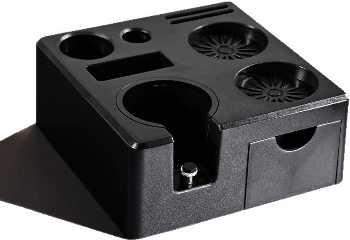 Tamper Universele koffiestation (51-58 mm), antislip, houder voor tamper, verstelbaar, manipulatiestation, tamper, barista-accessoires voor het opbergen van tamper (accessoires niet inbegrepen)