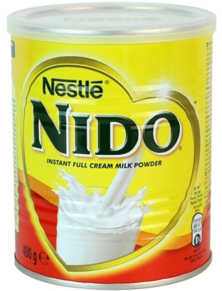 Nestlé Nido Volle Melkpoeder 2 X 400 g – Instantroom voor koffie en thee, verrijkt met vitaminen en mineralen, zonder conserveermiddelen of kleurstoffen met Kajal Sticker
