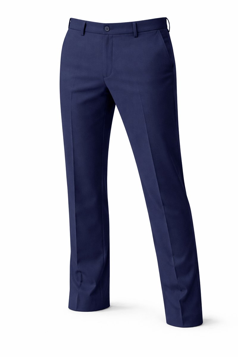 Herenbroek Slim Fit Greiff Premium – Model 1316 – Donkerblauw – Maat 48 (32R / 42R) – Wolmix