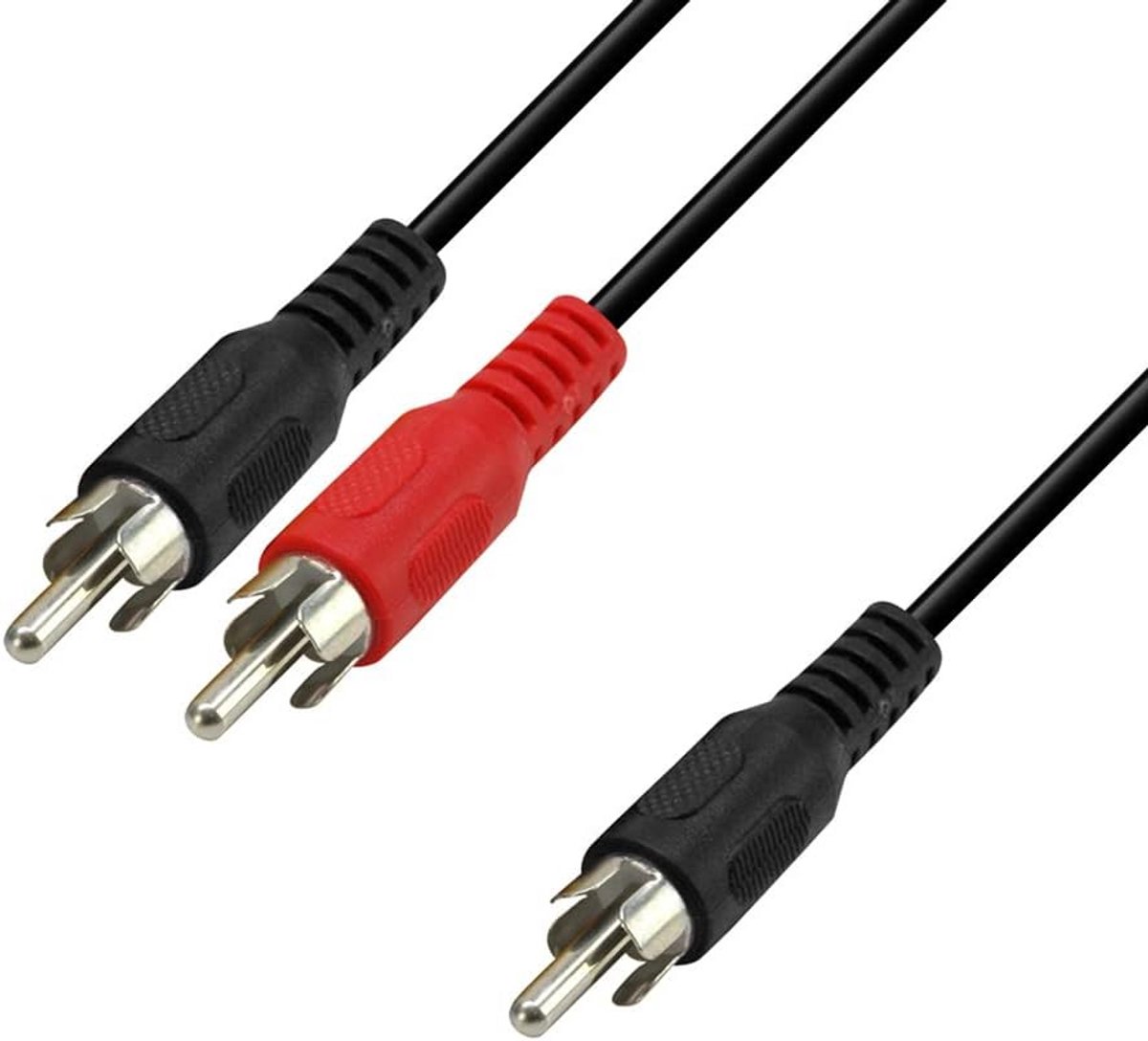 RCA Audiokabel 2x Tulp naar 1x Tulp - 5 Meter - Geschikt voor Versterker en Home Cinema