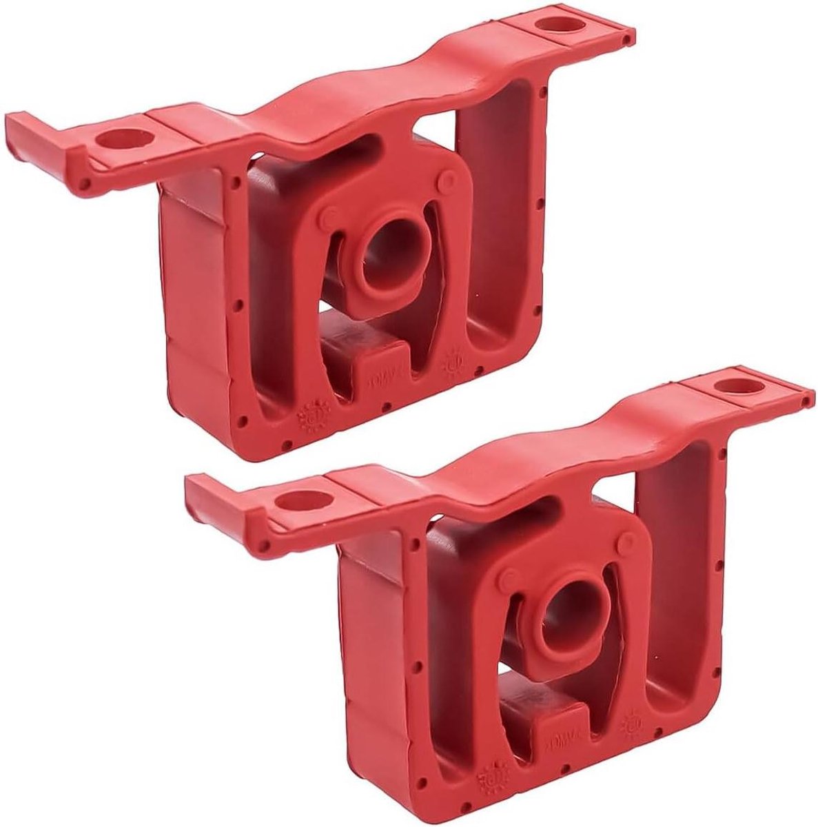 Allecta - Uitlaatrubber reparatieset voor A3 8L TT 8N Golf Mk4 inclusief montageset