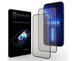 Umbrella Glass Screenprotector - Geschikt voor Apple iPhone 13 Pro Max / 14 Plus - Full Cover