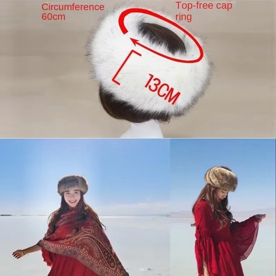 Winter harige haarband elastische faux bont hoofdband hoed ski hoeden winter outdoor oor warmer zachte warme oorkap hoofd wraps