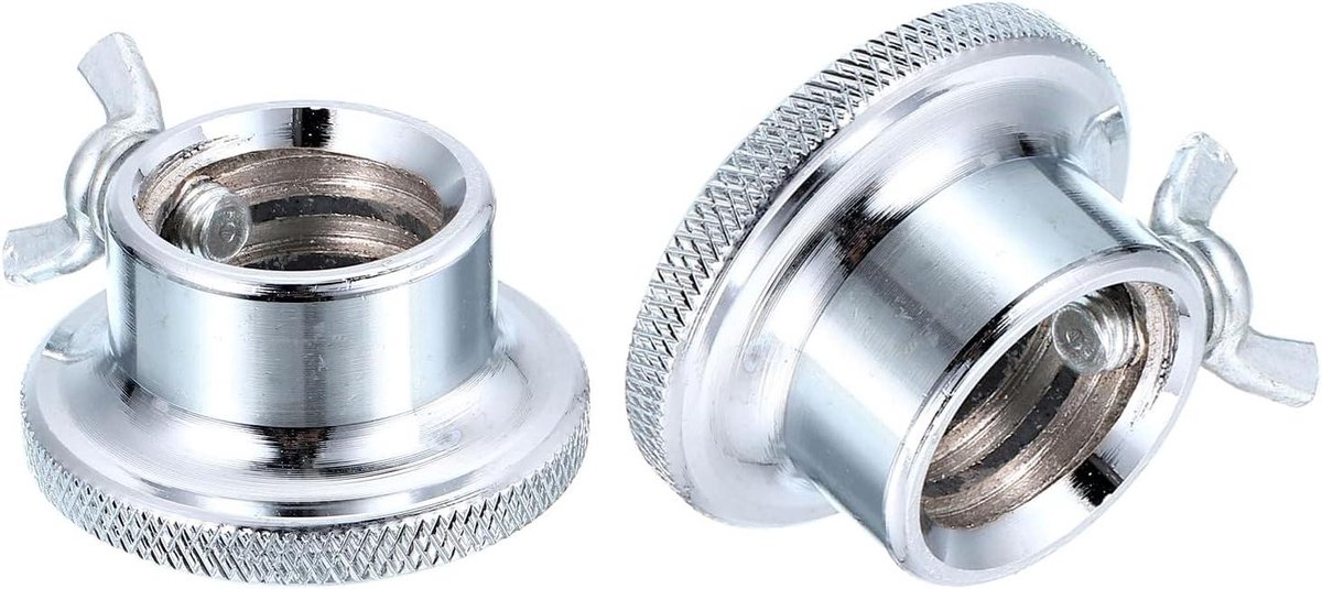 Allecta - Schroefklemmen voor lange halters met antislip grip - Set van 2 - 28 mm - Stevige bevestiging