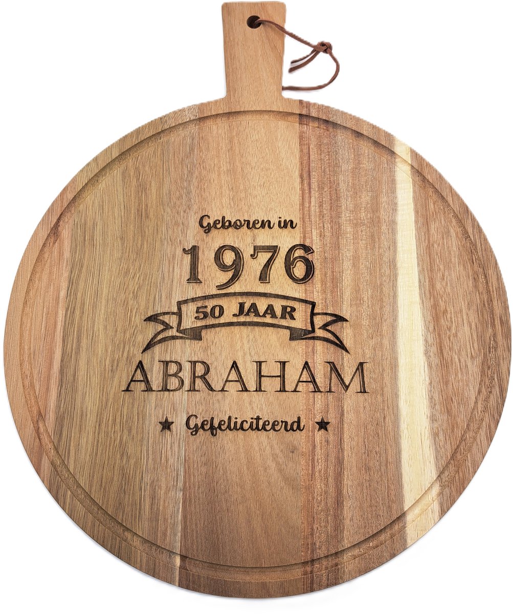 Abraham borrelplank - Serveerplank - hout