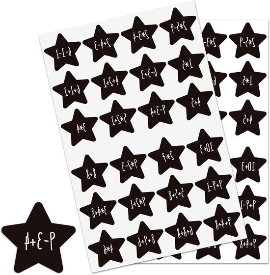4-Delige Set Papierponsen, Motiefponsen Sterren Hartjes