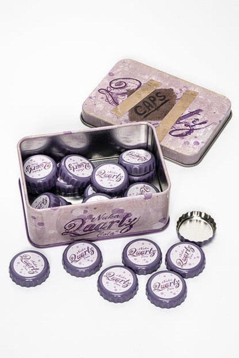 DEVplus Fallout Bottle Caps Series Collectible Tin Nuka Quartz 10 cm Kitchen- and Tableware