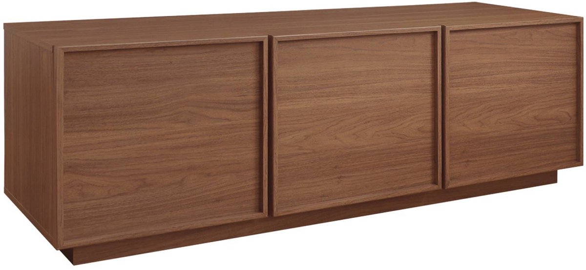 sweeek Tv-meubel houteffect 3 deuren 140cm - kuba Walnoot