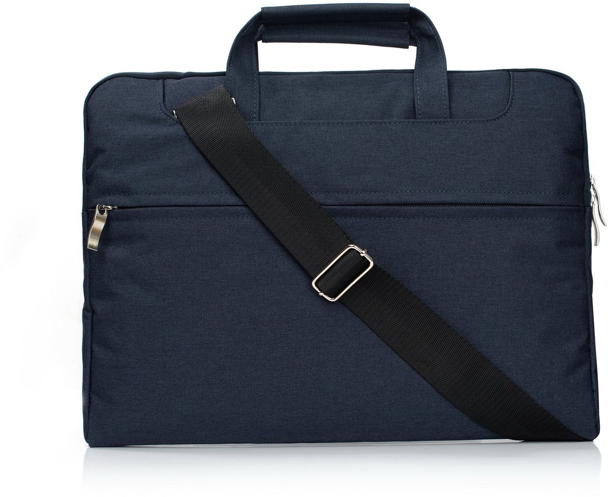 Laptop Sleeve Bag With Shoulder Strap 15, 16.2 inch Navy Blue