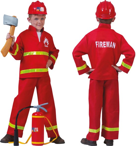 Verkleedpak brandweerman Firefighter Sam 140