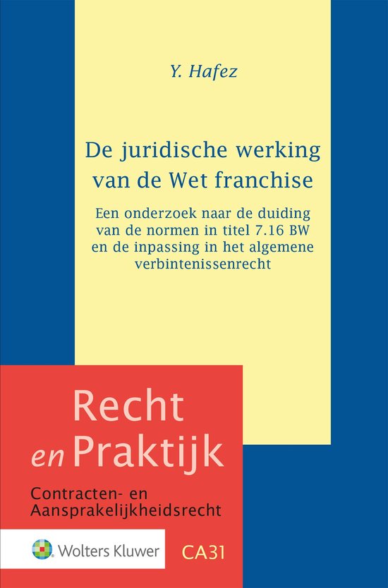 Recht en Praktijk - contracten en aansprakelijkheidsrecht CA ... - cover