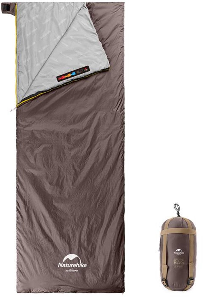 Naturehike Ultra Light Slaapzak LW180 XL – Zomer – 760 g – Compact & Koppelbaar – +15°C