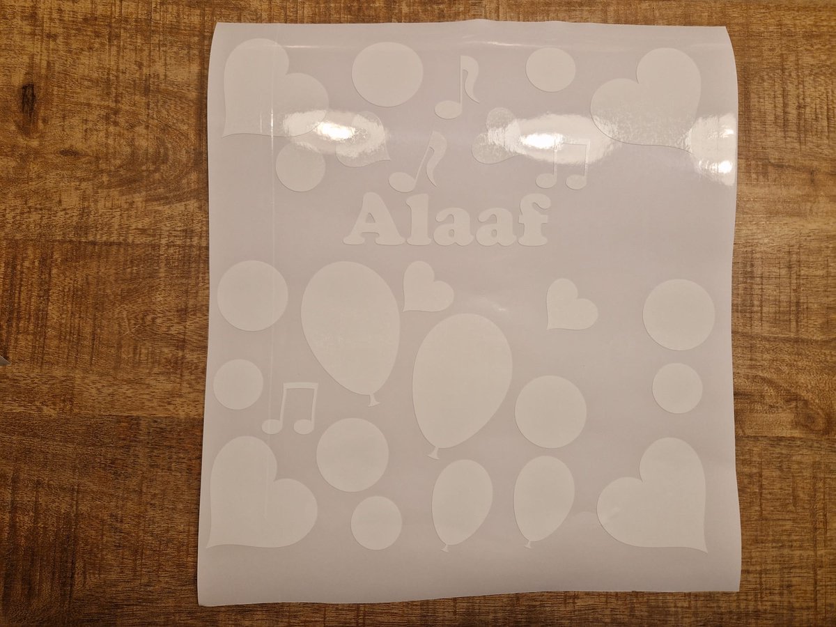 Herbruikbare statische raamsticker ALAAF