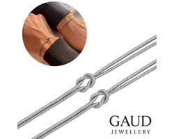 Love & Friendship Infinity Armband Set Zilver – Koppelarmband & Vriendschapsarmband Set van 2 – Unisex Stainless Steel