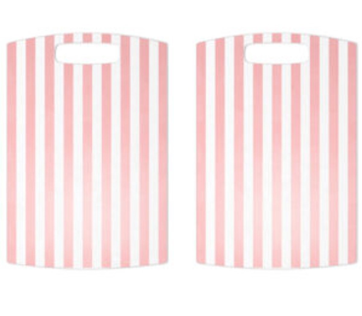 Ernesto snijplank - 31 x 21.5 cm - Roze, wit - 2 stuks
