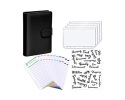 Budget Planner met Geldmapjes - Zwart - Kasboek - Huishoudboekje – Budget Binder
