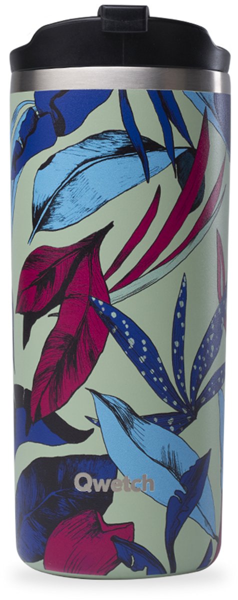Qwetch - Travel Mug isotherm - Bahia Groen- 470ml