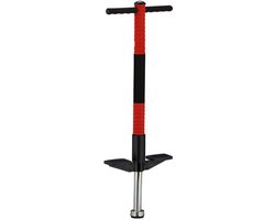 Pogo stick - kinderen - max. 35 kg - rvs - antislip - rood