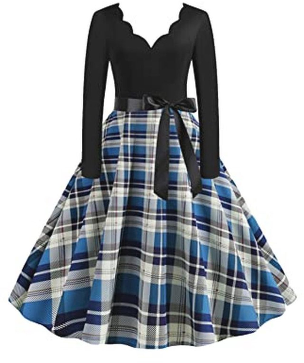 Elegante V-Uitsnijding Cocktailjurk voor Dames - Bruidsmeisjejurk en Feestjurk