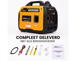 Inverter Stroomgenerator 3300 W - Benzine, 4-Takt, Superstil, Met USB en 230V Stopcontacten - Noodstroomaggregaat voor Camping, Reizen en Oorlogsnood