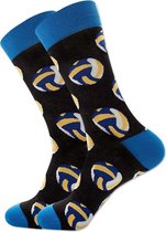 Winkrs - Chaussettes de Volley-ball - Chaussettes avec ballons de volley-ball - Pointures femme/ Enfants 34-37 - Sport/Club