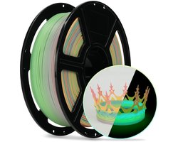 FlashForge PLA Filament Glow In The Dark - Luminous Melody - 1.75mm - Biologisch Afbreekbaar - 1kg