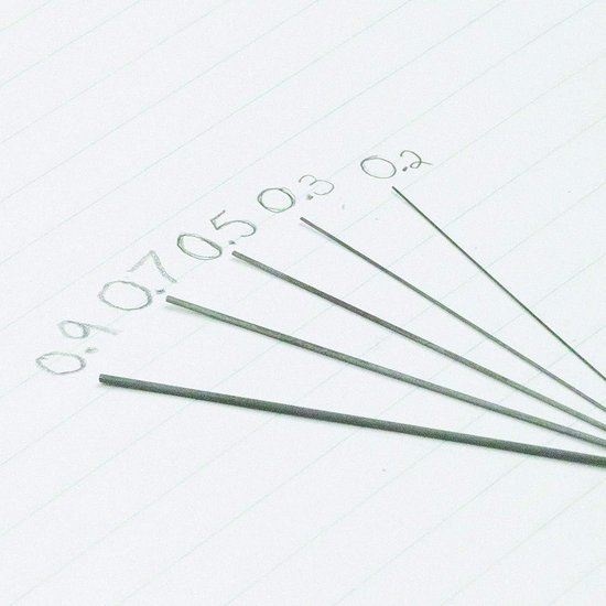 Potloodvullingen 0,5 Mm HB 450 Stuks + 2 Gummen - Onbreekbaar In Opbergdoos