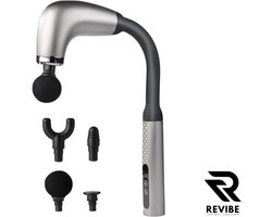 Revibe Massage Gun – Massage Apparaat Voor Moeilijk Bereikbare Plekken – J-vorm – Professioneel Massageapparaat – 9 Standen – Slimme Drukherkenning – Voor rug, nek, schouders en benen