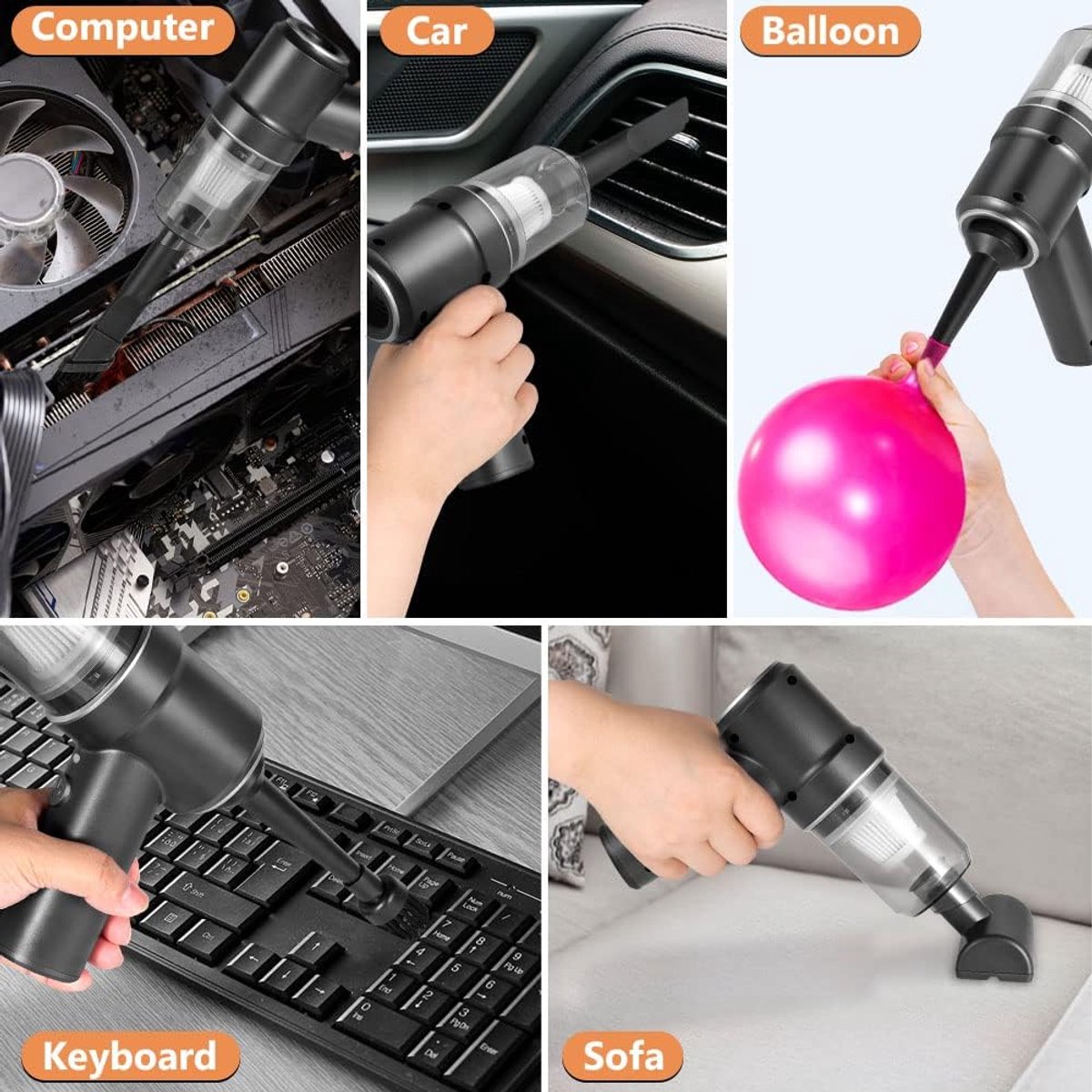 Wuhanshihehongchishangmaoyouxiangongsi Draadloze 3-in-1 Kruimeldief - afbeelding 3